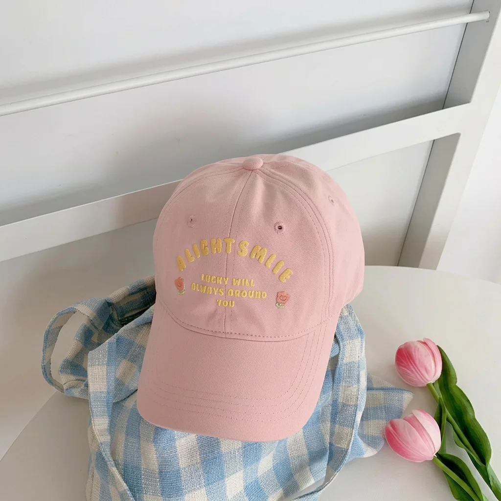 Embroidered Flower Cap Polyester Wide Brim Hat Pink Baseball Cap Adjustable Peaked Cap For Outdoor Activities Korean
Embroidered Flower Cap Polyester Wide Brim Hat Pink Baseball Cap Adjustable Peaked Cap For Outdoor Activities Korean