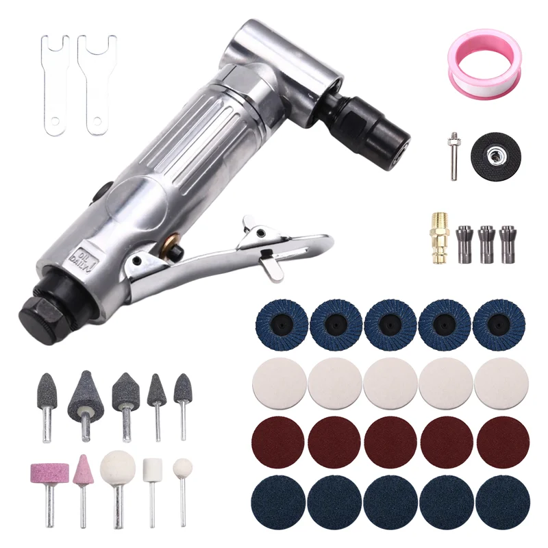 Precision Engraving And Polishing Kit With 1/4 Inch 90 Degree Micro-Air Die Grinder And Sanding Discsabkw
Precision Engraving And Polishing Kit With 1/4 Inch 90 Degree Micro-Air Die Grinder And Sanding Discsabkw