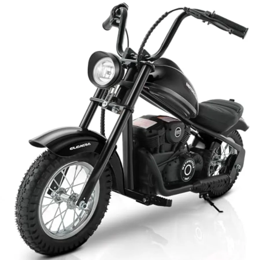 Electric Dirt Bike, 15 mph and 150lb Max, 24V Ride on Toy for Big w/LED Lights and Power Display, Chain-Driven Motor, Twist-Gri
Electric Dirt Bike, 15 mph and 150lb Max, 24V Ride on Toy for Big w/LED Lights and Power Display, Chain-Driven Motor, Twist-Gri