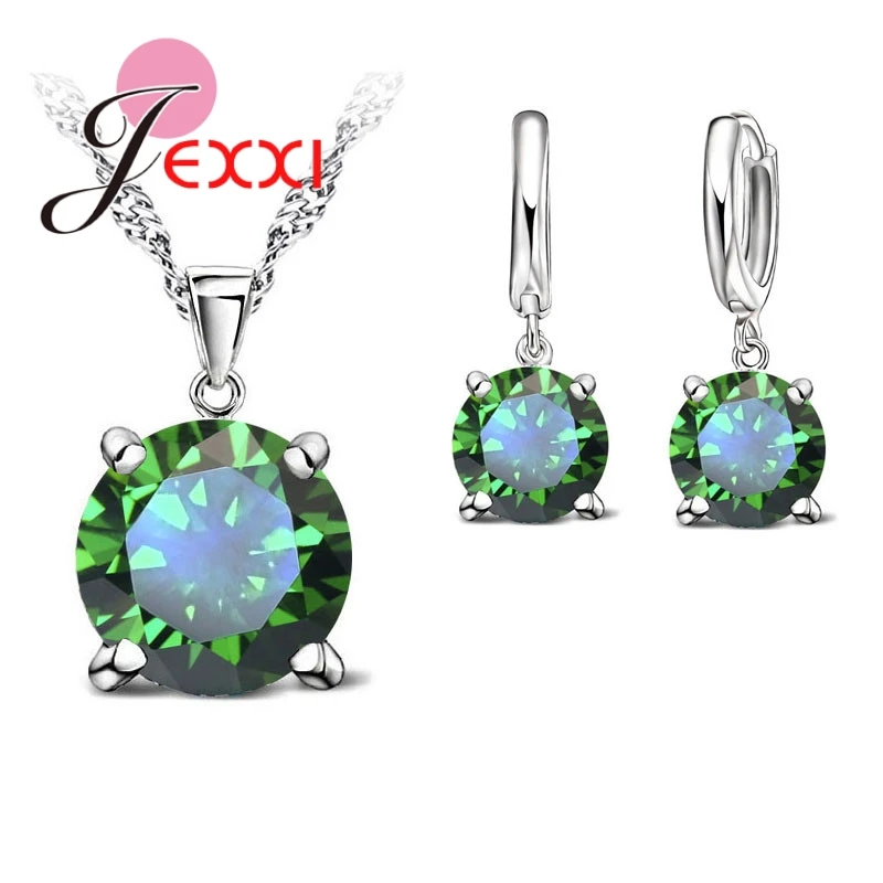 Selling 925 Sterling Silver Jewelry Sets 4 Claws Cubic Zirconia CZ Pendant Necklace Earring Fashion Jewelry For Women SET
Selling 925 Sterling Silver Jewelry Sets 4 Claws Cubic Zirconia CZ Pendant Necklace Earring Fashion Jewelry For Women SET
