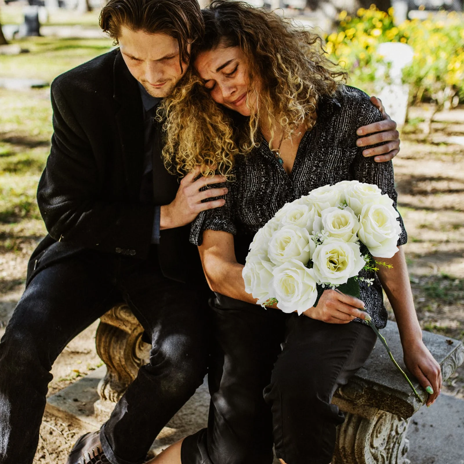 Artificial Flowers Simulated Rose Immortal Memorial Bouquet Silk Cloth Beautiful Color Cemetery Arrangement Long Lasting
Artificial Flowers Simulated Rose Immortal Memorial Bouquet Silk Cloth Beautiful Color Cemetery Arrangement Long Lasting