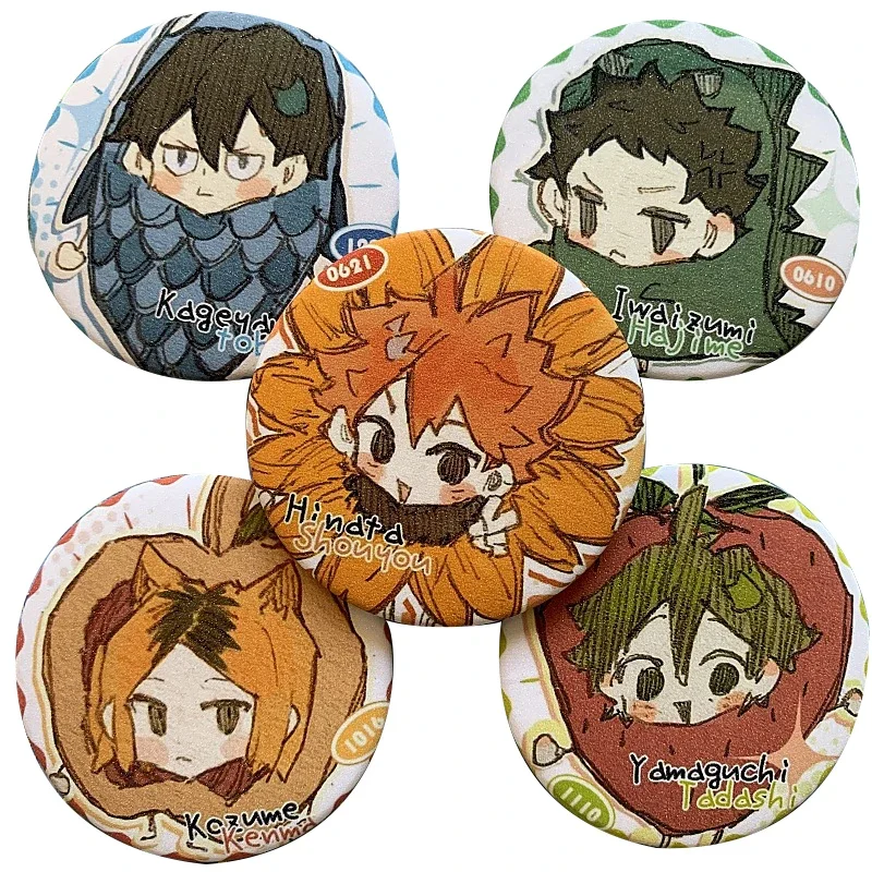 Anime Haikyuu Brooch Pins Cartoon Cosplay Shoyo Hinata Tobio Kageyama Badge Brooches Backpack Clothes Accessories Friend Gifts
Anime Haikyuu Brooch Pins Cartoon Cosplay Shoyo Hinata Tobio Kageyama Badge Brooches Backpack Clothes Accessories Friend Gifts