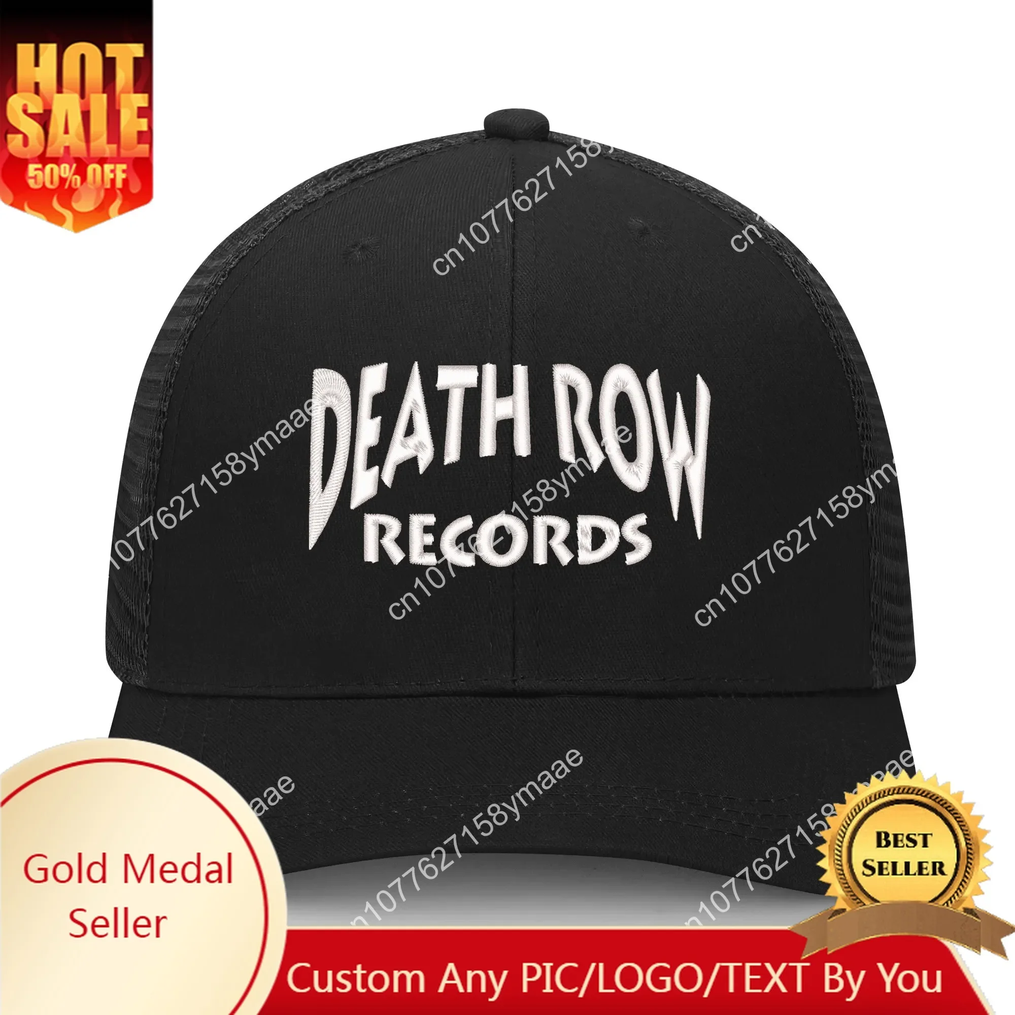 Death Row Records Logo Embroidery Hat Mens Womens Sports Baseball Hat Hip Hop Breathable Summer Headwear Custom Made Caps Logo 
Death Row Records Logo Embroidery Hat Mens Womens Sports Baseball Hat Hip Hop Breathable Summer Headwear Custom Made Caps Logo