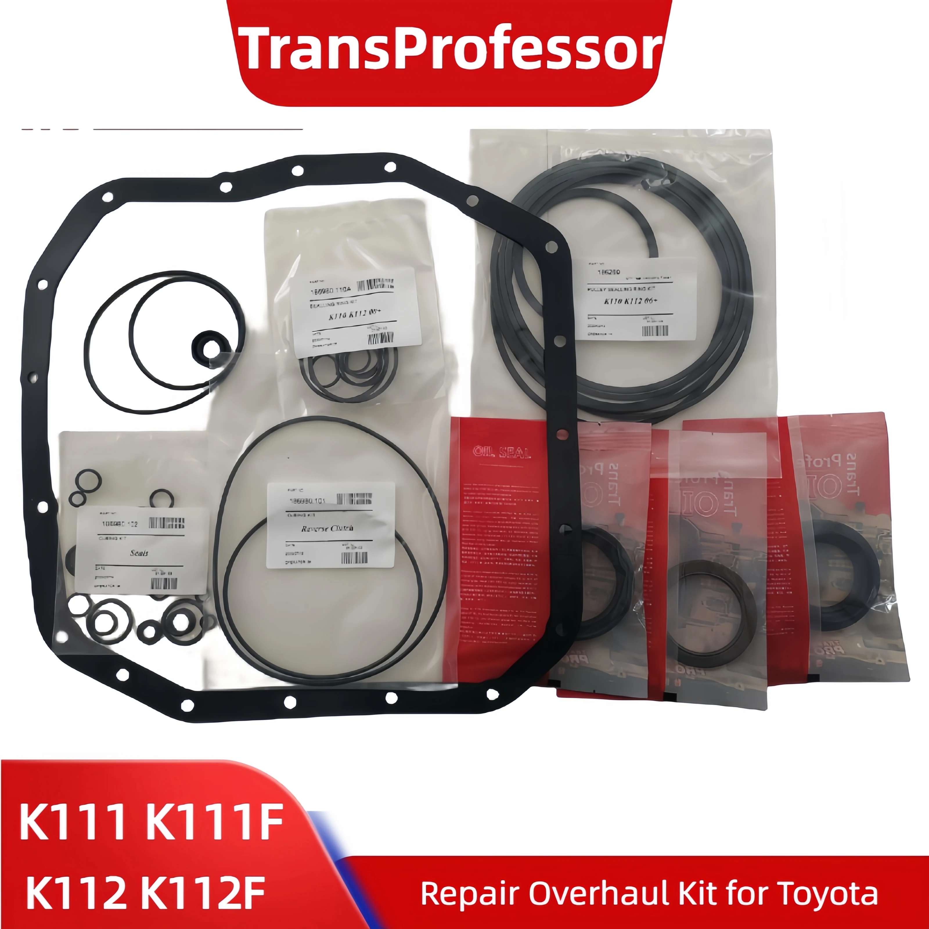 K111 K111F K112 K112F Transmission Overhaul Repair Rebuild Kit for Toyota RAV4 Voxy Estima, TransProfessor OHK Oil Seals Gaskets
K111 K111F K112 K112F Transmission Overhaul Repair Rebuild Kit for Toyota RAV4 Voxy Estima, TransProfessor OHK Oil Seals Gaskets