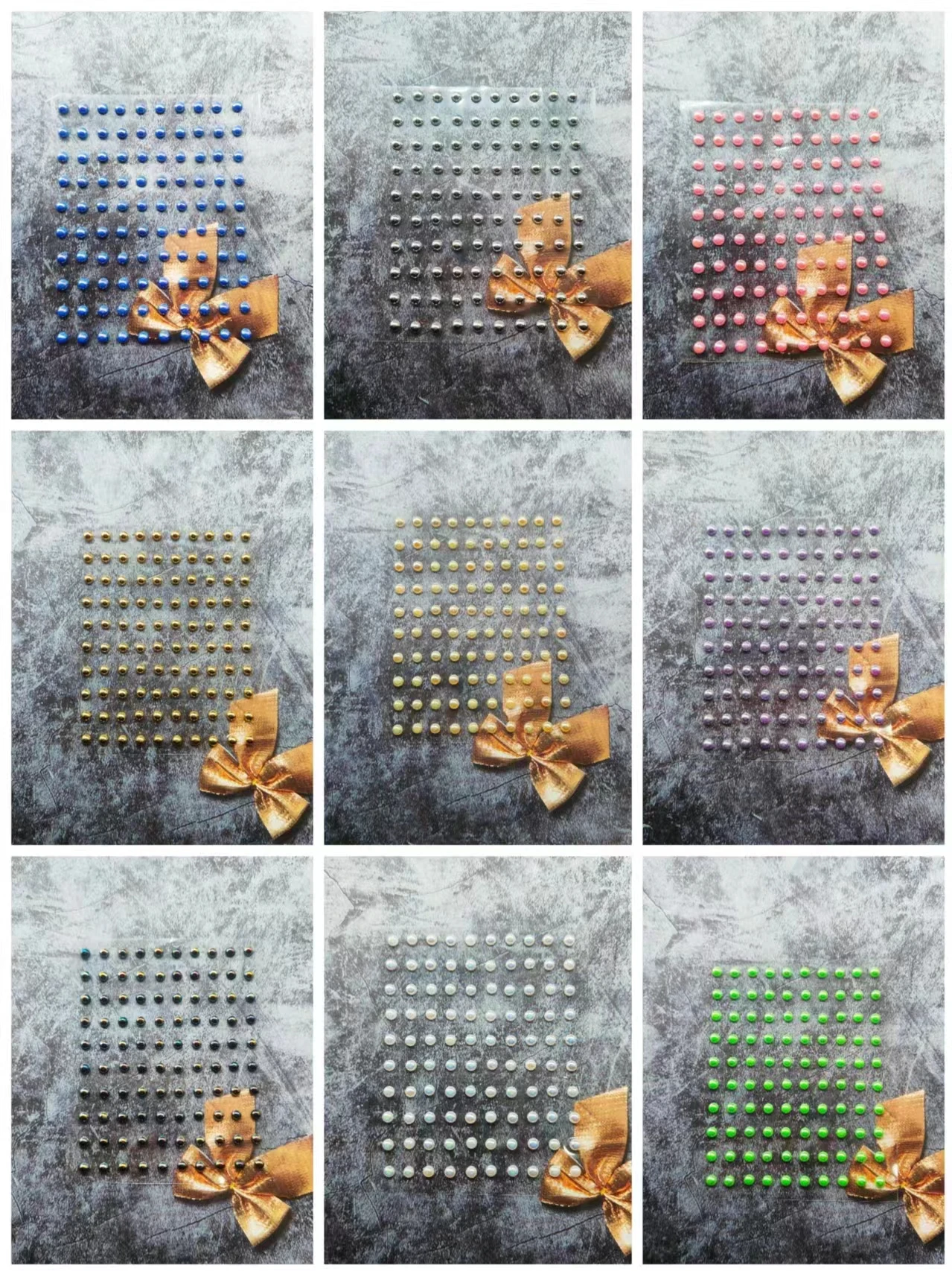 100/1 self-adhesive imitation pearl stickers, 5mm AB imitation pearl stickers suitable for hair, face, cosmetics
100/1 self-adhesive imitation pearl stickers, 5mm AB imitation pearl stickers suitable for hair, face, cosmetics