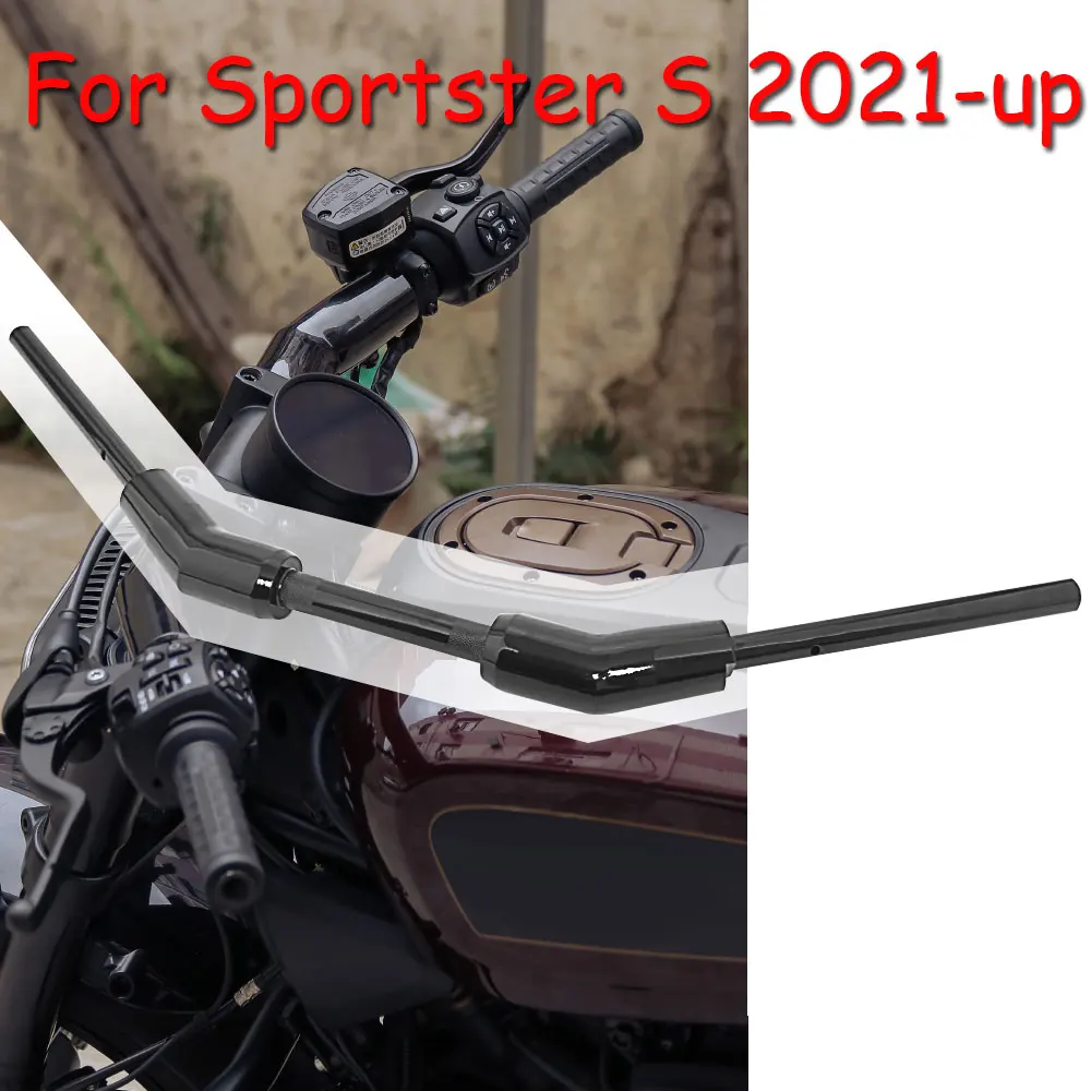 Motorcycle Replace Parts Black Handlebar Handle Control Bar 7/8'' 22mm Zero Drag Bar For Harley Sportster S 1250 RH1250S 2021+
Motorcycle Replace Parts Black Handlebar Handle Control Bar 7/8'' 22mm Zero Drag Bar For Harley Sportster S 1250 RH1250S 2021+
