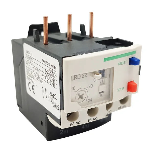 Tesys Thermal Overload Relay 16-24a Lrd22 Fit for Contactor Lc1d09-38 Brand New Original Spot Plc
Tesys Thermal Overload Relay 16-24a Lrd22 Fit for Contactor Lc1d09-38 Brand New Original Spot Plc
