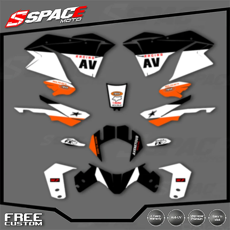 SPACE Custom Motorcycle Graphics For KTM 2017 2018 2019 2020 ADV1290-R-S 17-20 ADV1290 Decal Stickers Kits
SPACE Custom Motorcycle Graphics For KTM 2017 2018 2019 2020 ADV1290-R-S 17-20 ADV1290 Decal Stickers Kits
