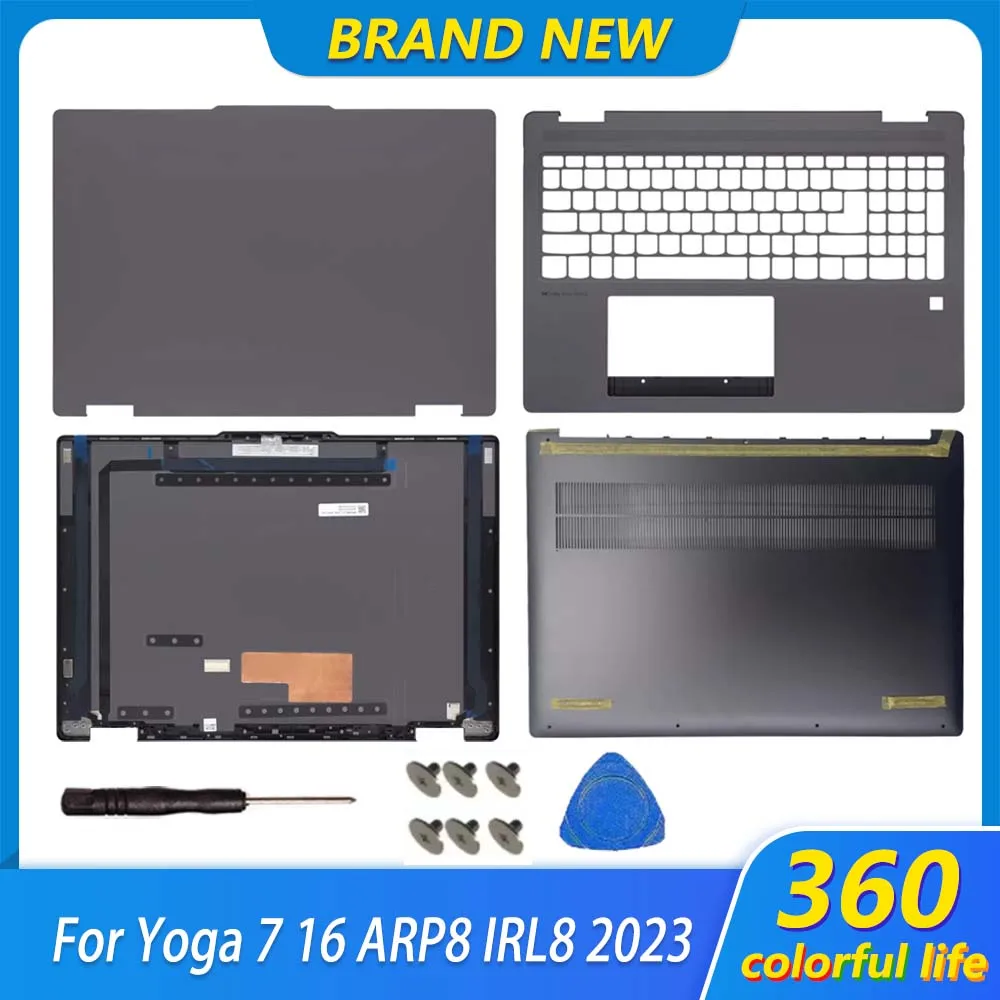 New For Yoga 7 16 ARP8 IRL8 2023 Laptop LCD Back Cover Palmrest Upper Top Case Lower Bottom Cover Shell Housing Gray
New For Yoga 7 16 ARP8 IRL8 2023 Laptop LCD Back Cover Palmrest Upper Top Case Lower Bottom Cover Shell Housing Gray