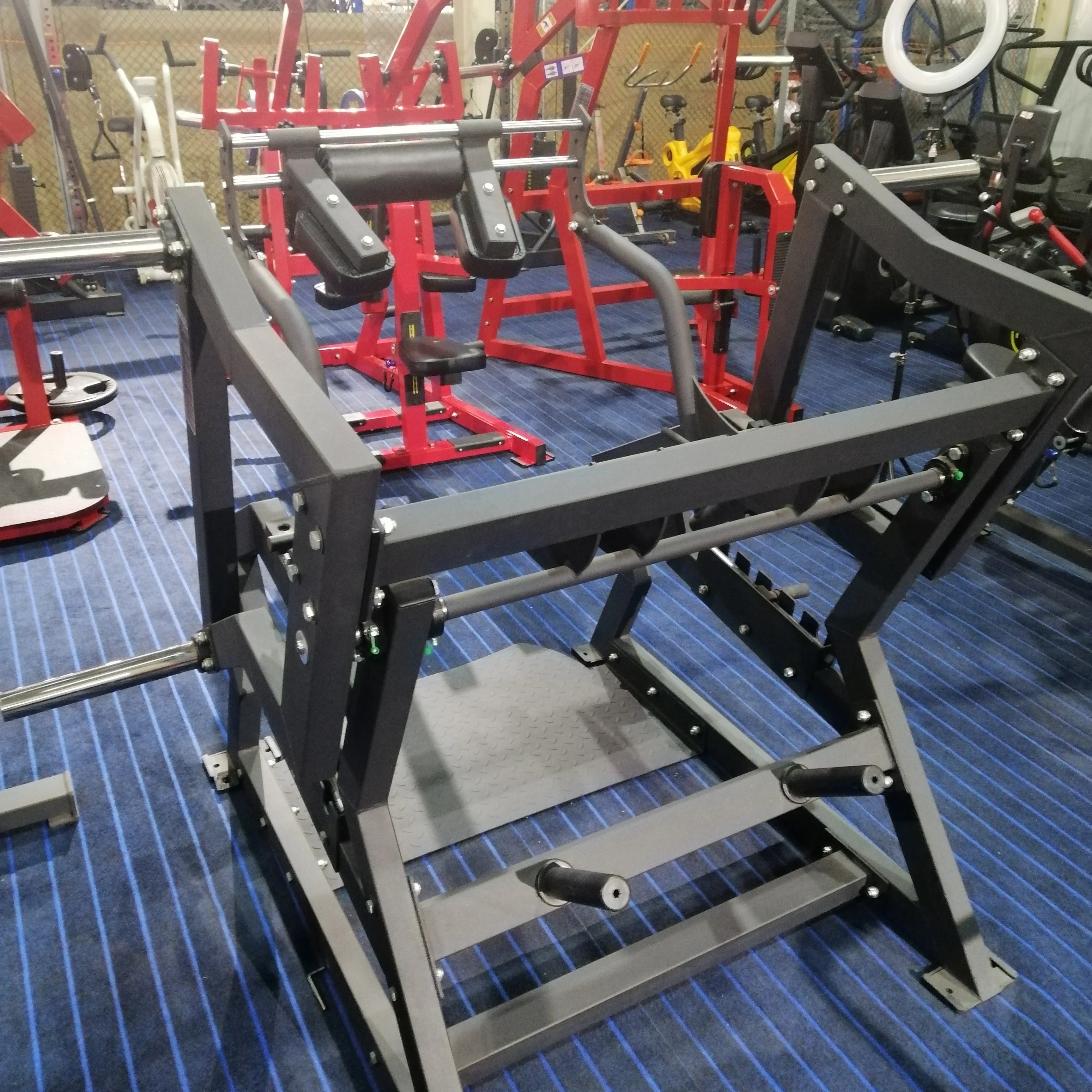 Plate Loaded Gym Equipment Leg Press Hack Squat Machine Athletic Pro Squat Machine 
Plate Loaded Gym Equipment Leg Press Hack Squat Machine Athletic Pro Squat Machine