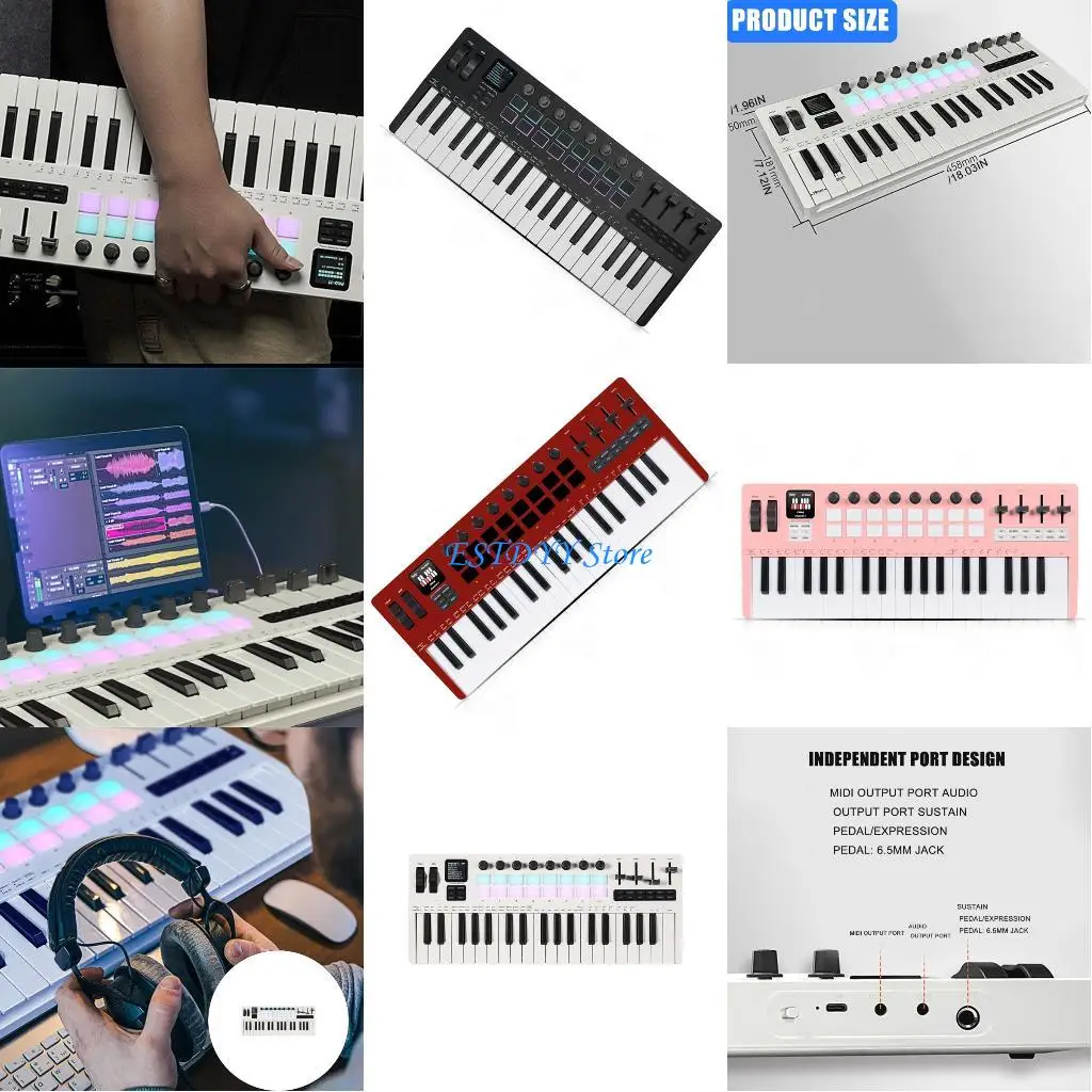 G6DE Practical 37 MIDI Keyboard DJ Controller Works with Various Music Software
G6DE Practical 37 MIDI Keyboard DJ Controller Works with Various Music Software