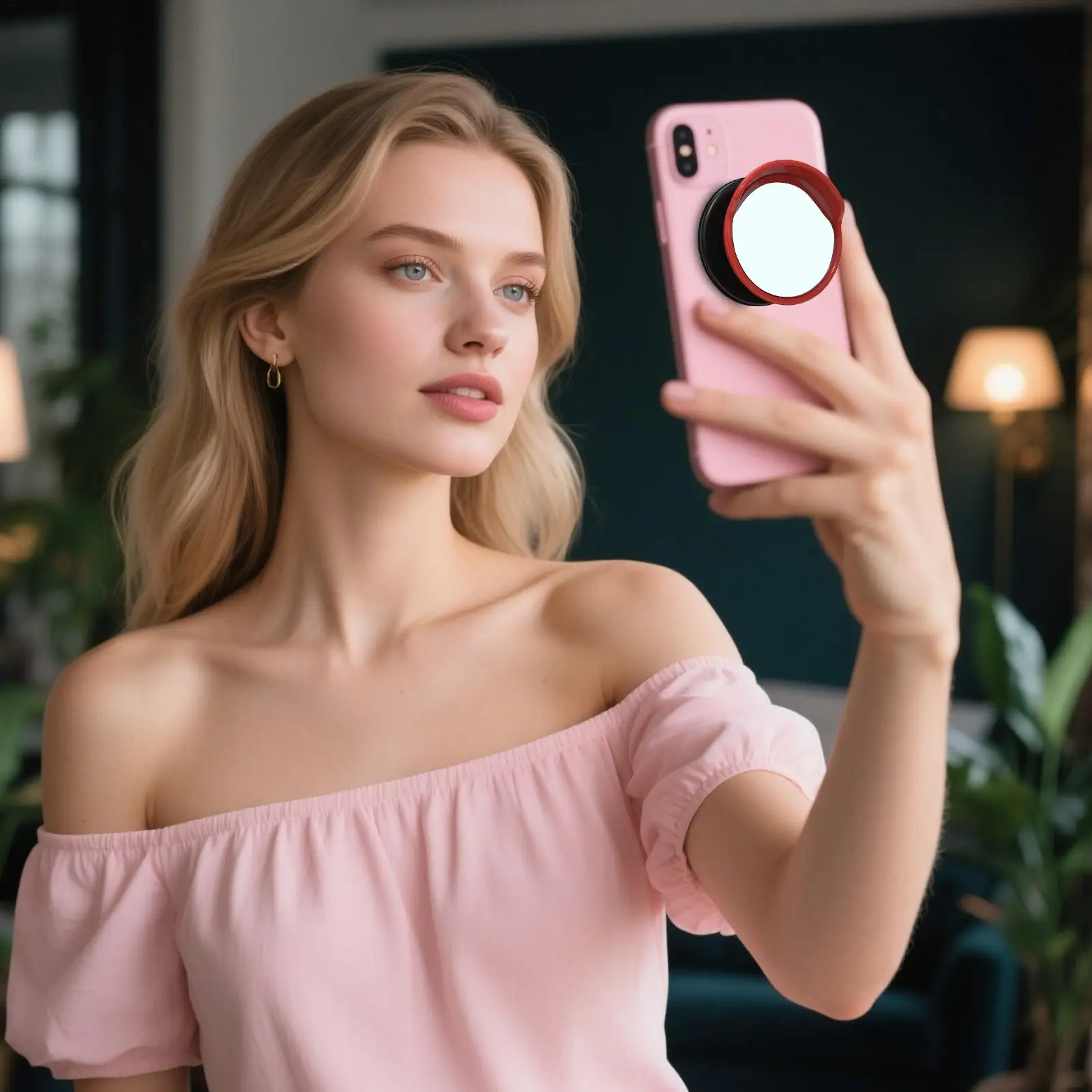 Магнитное зеркало для путешествий, выпуклое широкоугольное зеркало, магнитный держатель для телефона для селфи, видеоблогов, потоковое путешествие, ежедневное
Магнитное зеркало для путешествий, выпуклое широкоугольное зеркало, магнитный держатель для телефона для селфи, видеоблогов, потоковое путешествие, ежедневное