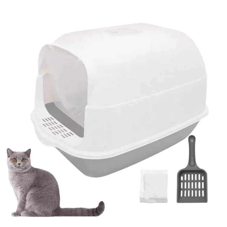OF Wholesale Fully Enclosed Detachable Cat Toilet Large Cat Litter Box With Shovel
OF Wholesale Fully Enclosed Detachable Cat Toilet Large Cat Litter Box With Shovel