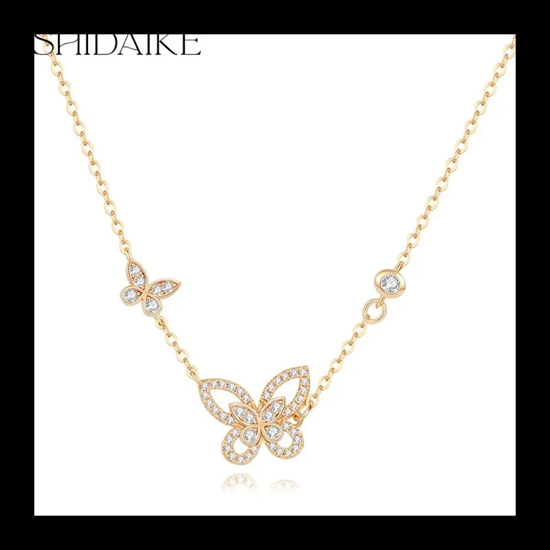 Times Guest Взрывное ожерелье с бабочкой и цирконом Модное универсальное женское легкое роскошное ожерелье 18K для литературы и художественной фабрики St
Times Guest Взрывное ожерелье с бабочкой и цирконом Модное универсальное женское легкое роскошное ожерелье 18K для литературы и художественной фабрики St