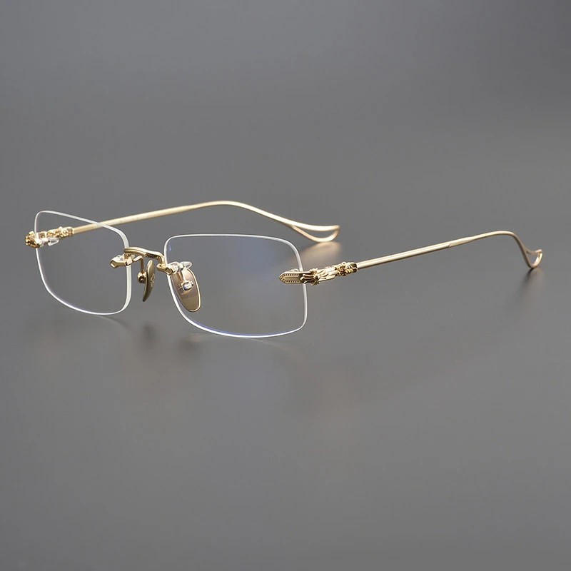 Luxury Brand Rimless Glasses Men and Women Titanium Alloy Square Eyeglasses Frame Fashion Frameless Spectacle Hot Seller
Luxury Brand Rimless Glasses Men and Women Titanium Alloy Square Eyeglasses Frame Fashion Frameless Spectacle Hot Seller