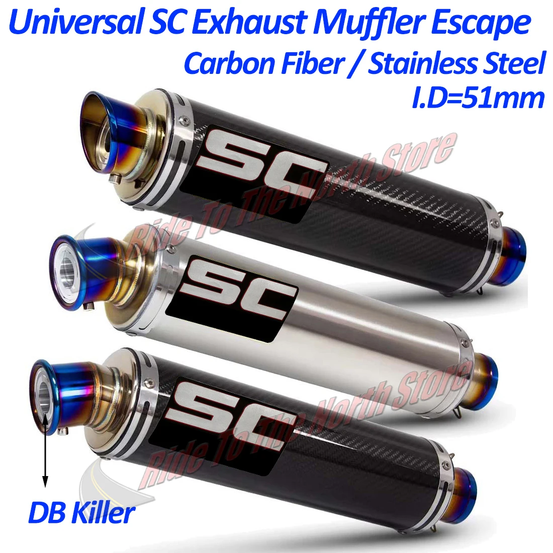 51 мм впускной универсальный SC из углеродного волокна, нержавеющая выхлопная труба для Honda Suzuki Yamaha Ktm Bmw CF Ktm и т. д. GP Project Racing 
51 мм впускной универсальный SC из углеродного волокна, нержавеющая выхлопная труба для Honda Suzuki Yamaha Ktm Bmw CF Ktm и т. д. GP Project Racing