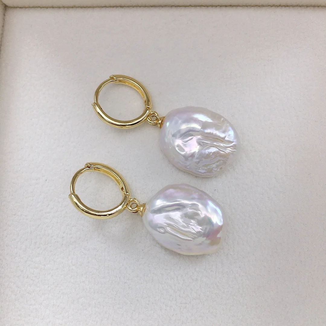 15-16mm Square Shape Baroque Freshwater Pearl Earrings for Women 100% Cultured Pearl Earrings Jewelry Gift 2026 New Arrivals
15-16mm Square Shape Baroque Freshwater Pearl Earrings for Women 100% Cultured Pearl Earrings Jewelry Gift 2026 New Arrivals
