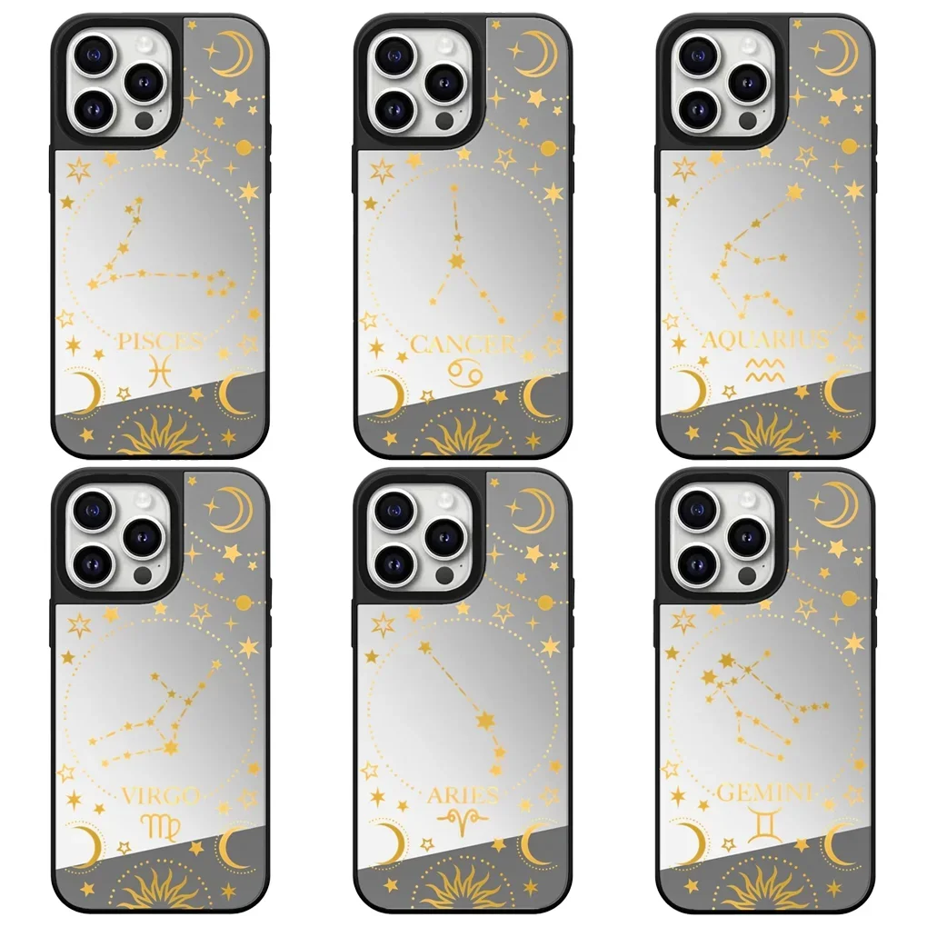 Star Sign Silver Mirror Surface Protective iPhone Case Cover for 16 15 14 13 12 Pro Max Case
Star Sign Silver Mirror Surface Protective iPhone Case Cover for 16 15 14 13 12 Pro Max Case