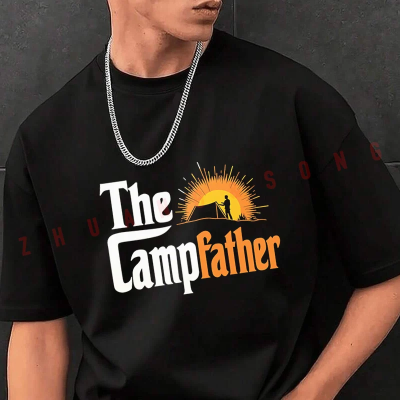 Мужская модная футболка The Campfather Camping, повседневные модные футболки на лето, удобные топы с короткими рукавами
Мужская модная футболка The Campfather Camping, повседневные модные футболки на лето, удобные топы с короткими рукавами