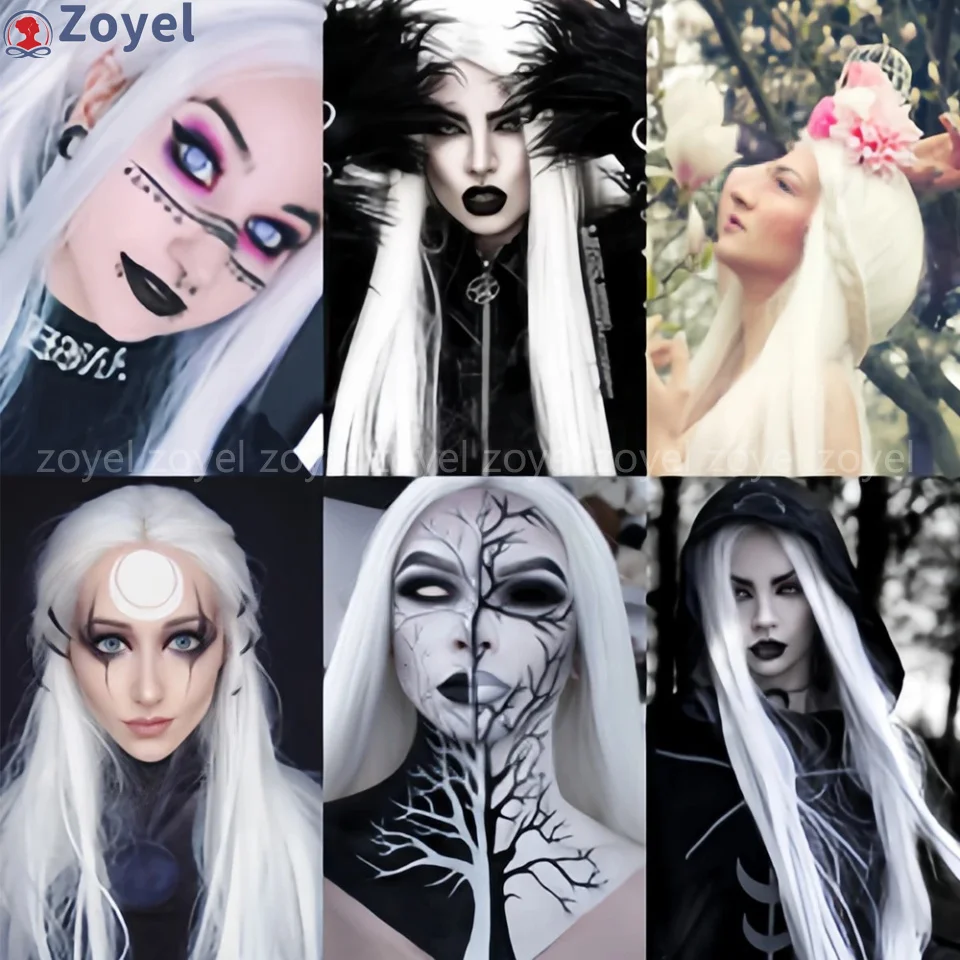 White Wig Straight Synthetic Lace Frontal Wigs for Women Ready to Wear Long White Wig Cosplay Snow White Colored Wigs for Women
White Wig Straight Synthetic Lace Frontal Wigs for Women Ready to Wear Long White Wig Cosplay Snow White Colored Wigs for Women