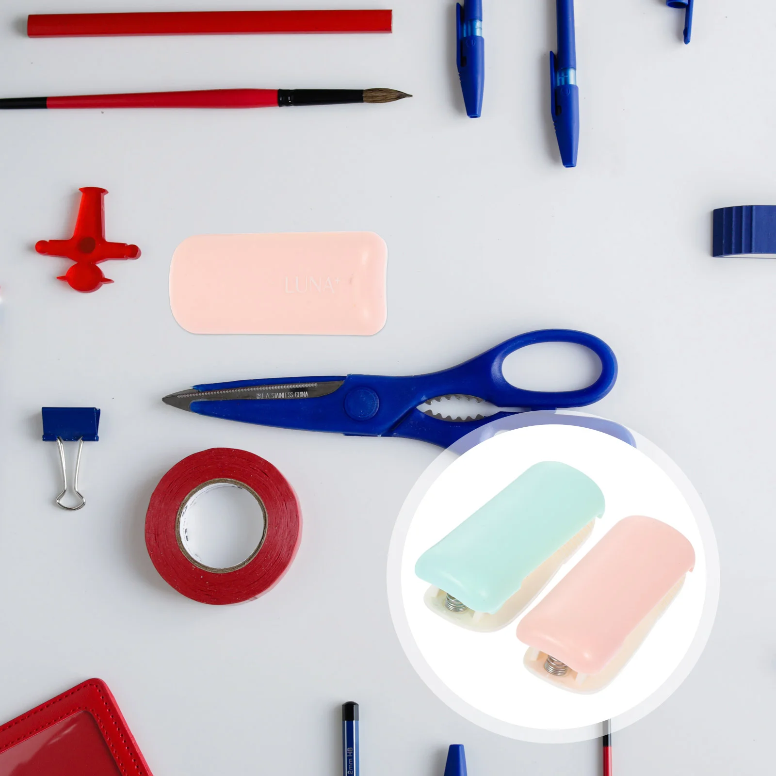 2pcs For Office Plastic Cutters Smooth Edge Roll Dispensers Practical Tape Organizers Washi Tape Dispensers
2pcs For Office Plastic Cutters Smooth Edge Roll Dispensers Practical Tape Organizers Washi Tape Dispensers