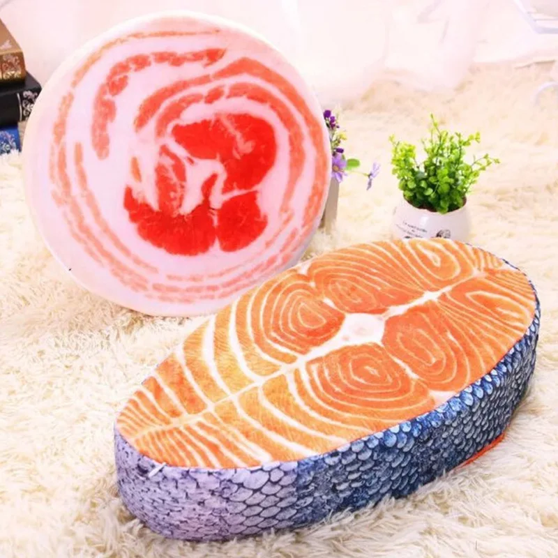 Nordic Amusing Simulation Tasty Salmon Fish Sushi Cushion Creative Design Salmon Pillow Bed Sofa Home Decor Photo Props
Nordic Amusing Simulation Tasty Salmon Fish Sushi Cushion Creative Design Salmon Pillow Bed Sofa Home Decor Photo Props