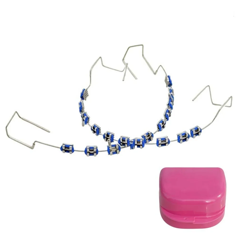 Colorful Temporary Tooth Decoration with Box Dental Decorations Orthodontic Ligature Ties with Metal Wires Braces Metal Bracket
Colorful Temporary Tooth Decoration with Box Dental Decorations Orthodontic Ligature Ties with Metal Wires Braces Metal Bracket