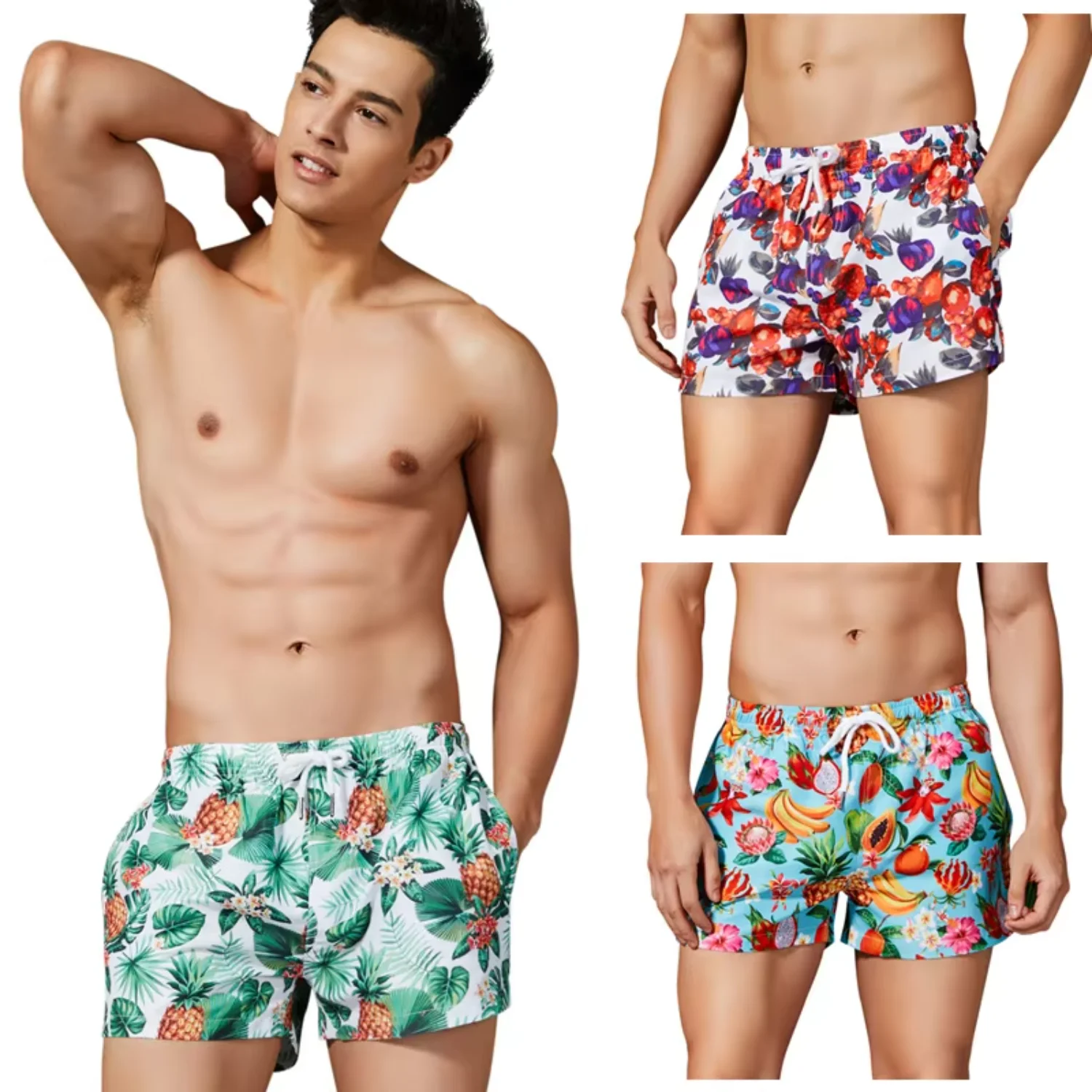 Men's Printed Board Shorts Quick Dry Beach Shorts Swim Trunks Male Bikini Swimwear Surfing Shorts
Men's Printed Board Shorts Quick Dry Beach Shorts Swim Trunks Male Bikini Swimwear Surfing Shorts