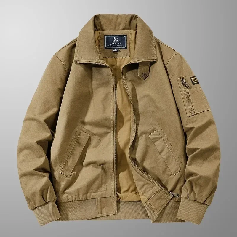 Spring Autumn Vintage Men Clothing Coat Denim Jacket Trendy Loose Lapel Fit Bomber Jacket Men Casual Thin Baseball
Spring Autumn Vintage Men Clothing Coat Denim Jacket Trendy Loose Lapel Fit Bomber Jacket Men Casual Thin Baseball