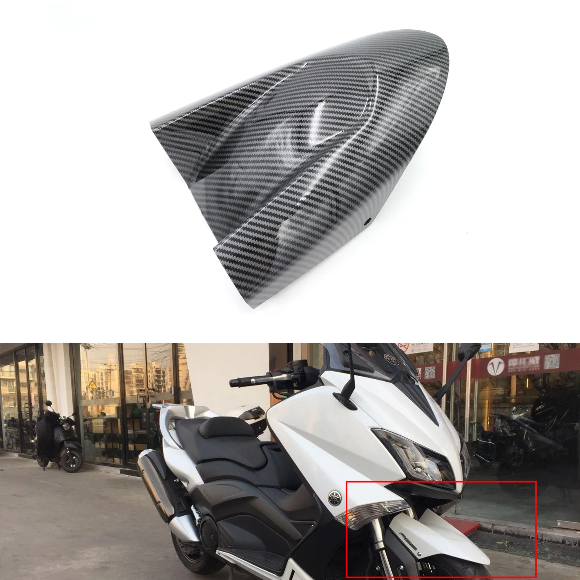 Carbon Fiber Color Front Fender Mudguard Fairing For TMAX530 TMAX 530 560 2015-2016-2017-2018-2019 TMAX560 2020-2021
Carbon Fiber Color Front Fender Mudguard Fairing For TMAX530 TMAX 530 560 2015-2016-2017-2018-2019 TMAX560 2020-2021