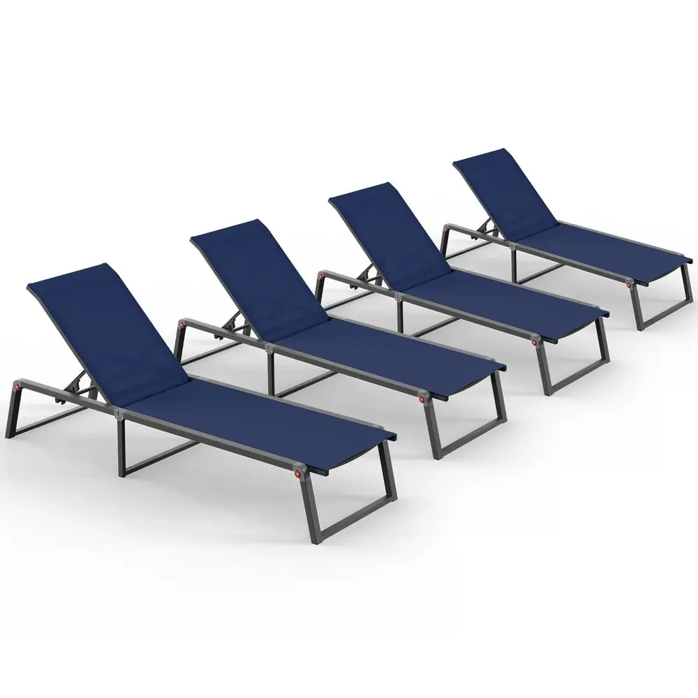 HDPE Lounge Chair Outdoor Set of 4, Patio Chaise Lounge Recliner with Cup Holder All Weather Pool Lounger for Outside, Space Gr
HDPE Lounge Chair Outdoor Set of 4, Patio Chaise Lounge Recliner with Cup Holder All Weather Pool Lounger for Outside, Space Gr