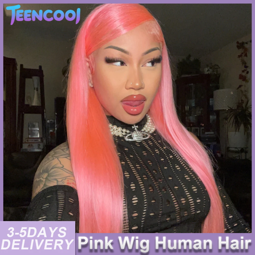 30 32 34 36 Inch Pink Straight Human Hair Wigs 13X6 Hd Lace Frontal Wig 13X4 Human Hair 200 Density Pre Plucked Brazilian Wigs
30 32 34 36 Inch Pink Straight Human Hair Wigs 13X6 Hd Lace Frontal Wig 13X4 Human Hair 200 Density Pre Plucked Brazilian Wigs