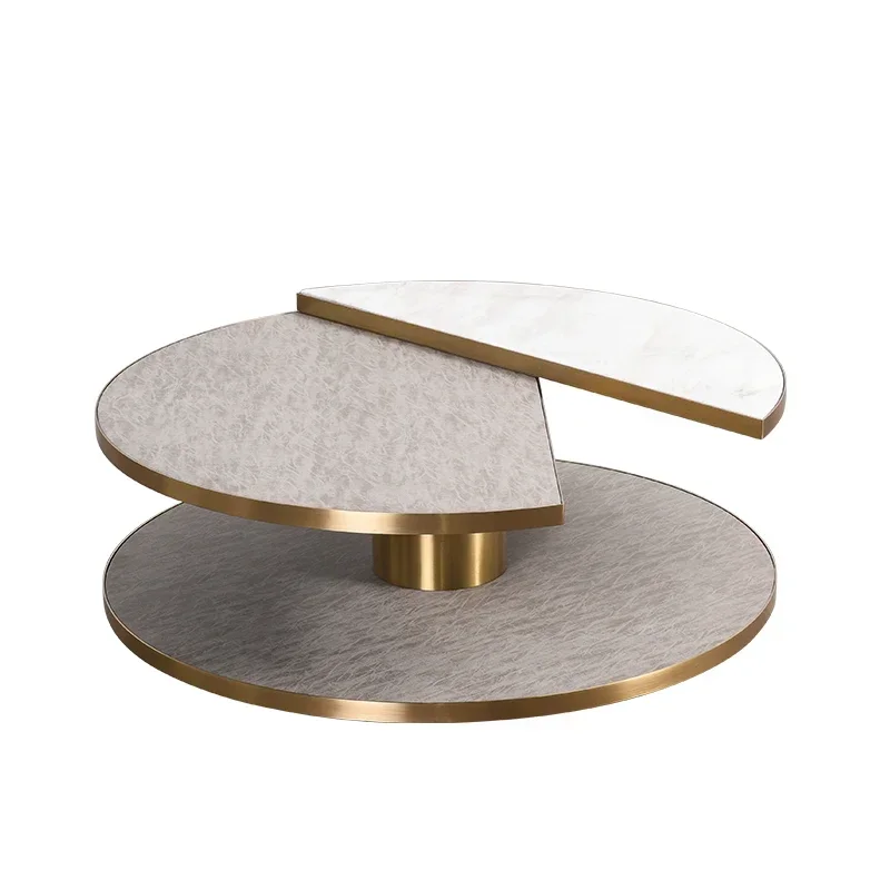 Customized Italian minimalist luxury marble coffee table minimalist modern large unit sofa circular coffee table irregular shape
Customized Italian minimalist luxury marble coffee table minimalist modern large unit sofa circular coffee table irregular shape