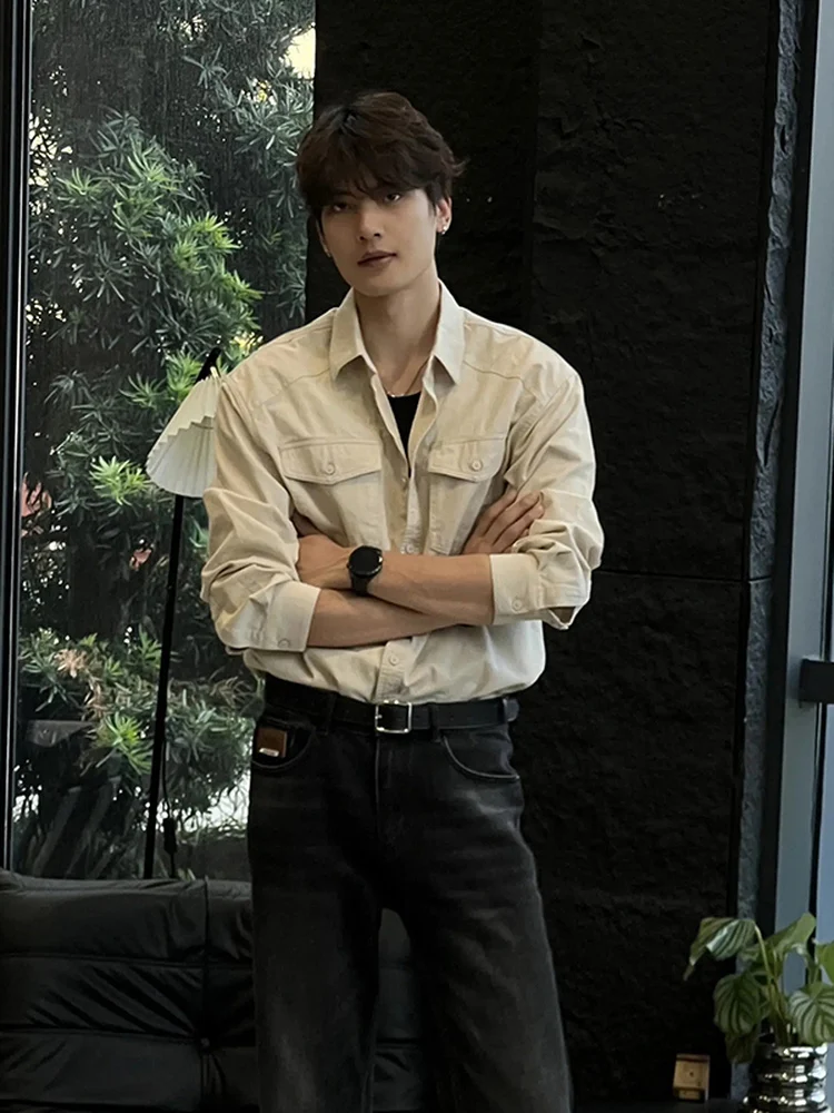 British Style Casual Workwear Shirt Men's Autumn American Maturity Feeling Korean Style Handsome Retro Outerwear
British Style Casual Workwear Shirt Men's Autumn American Maturity Feeling Korean Style Handsome Retro Outerwear