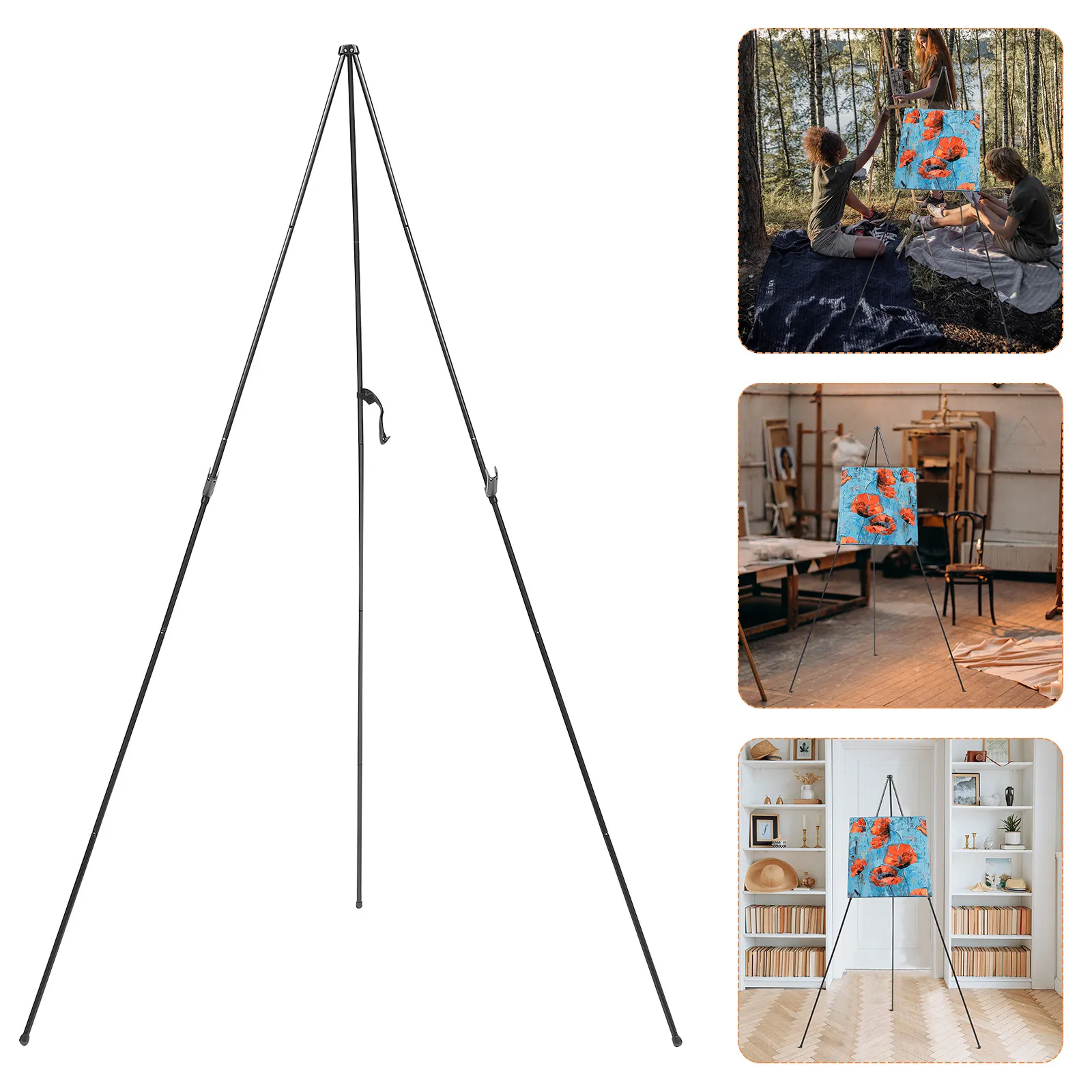 Foldable Painting Easel Aluminium Alloy Adjustable Height Portable Painting Tripod Stand Sketching Display Rack Drawing Stand
Foldable Painting Easel Aluminium Alloy Adjustable Height Portable Painting Tripod Stand Sketching Display Rack Drawing Stand