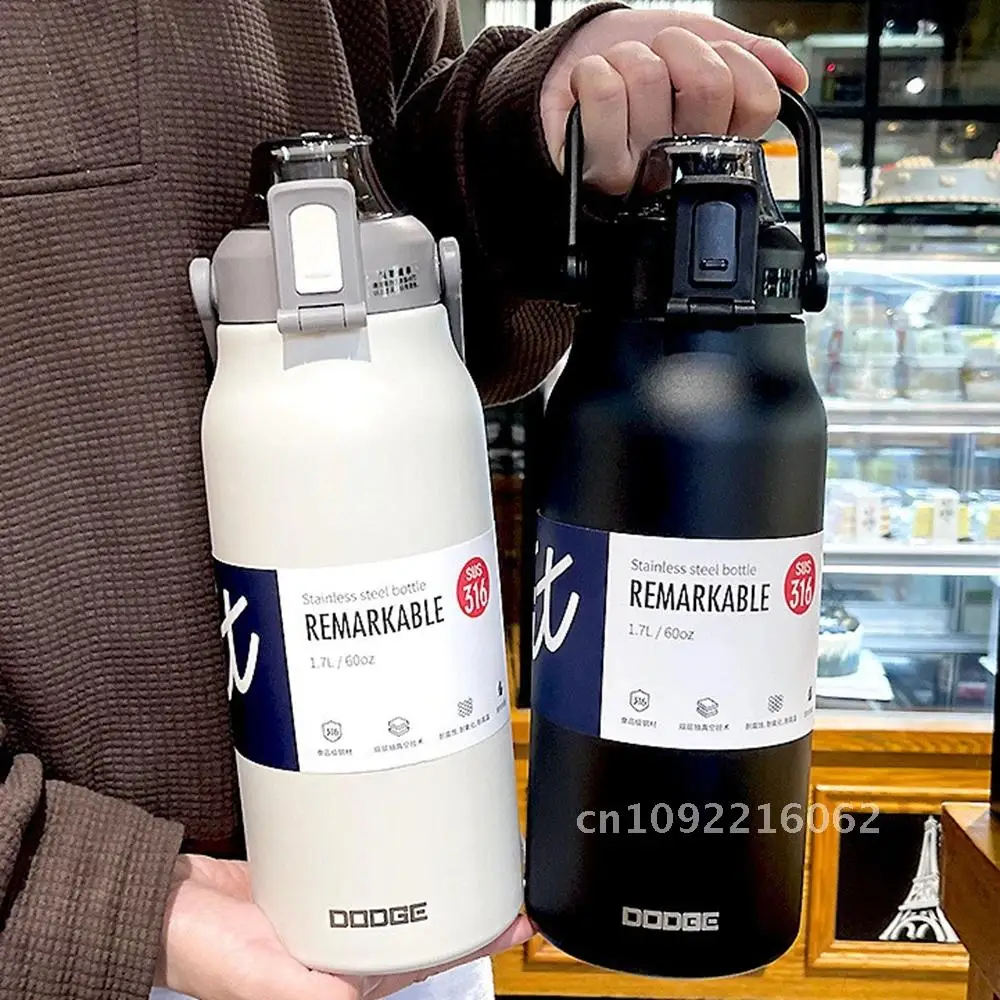 1300ML Thermal Water Bottle Large Capacity With Straw Stainless Steel Cup Water Bottle Thermos and Bottle Sport Thermos Hot Cold
1300ML Thermal Water Bottle Large Capacity With Straw Stainless Steel Cup Water Bottle Thermos and Bottle Sport Thermos Hot Cold