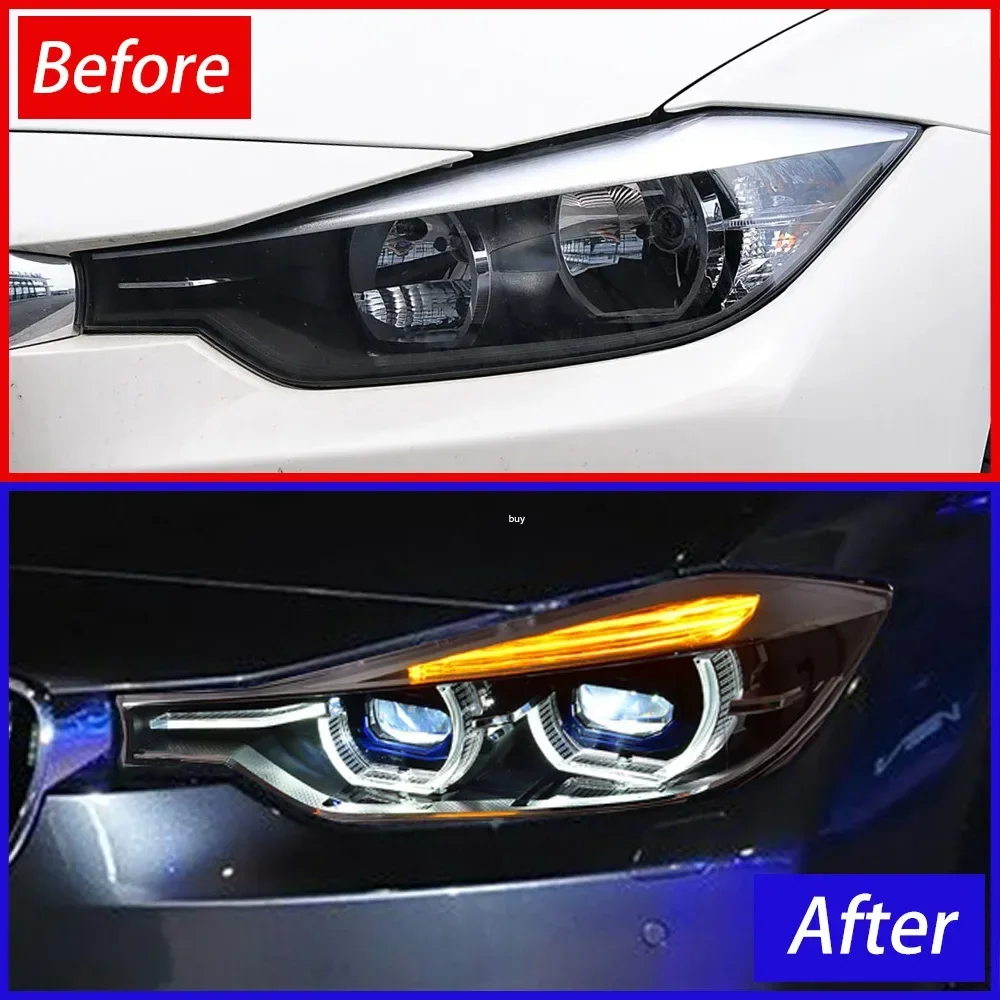 Для BMW 3 серии F30 F35 320i 325i 330i 2013-2018: Комплект передних светодиодных фар с улучшенной конфигурацией и линзами-проекторами, аксессуары
Для BMW 3 серии F30 F35 320i 325i 330i 2013-2018: Комплект передних светодиодных фар с улучшенной конфигурацией и линзами-проекторами, аксессуары