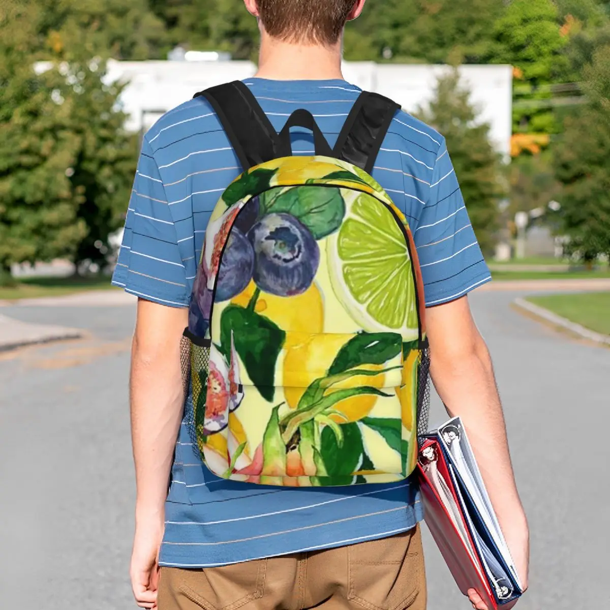 Vibrant Fruit Collage Backpack Student BookBag Kids School Bag Computer Shoulder Bags for Men Women
Vibrant Fruit Collage Backpack Student BookBag Kids School Bag Computer Shoulder Bags for Men Women