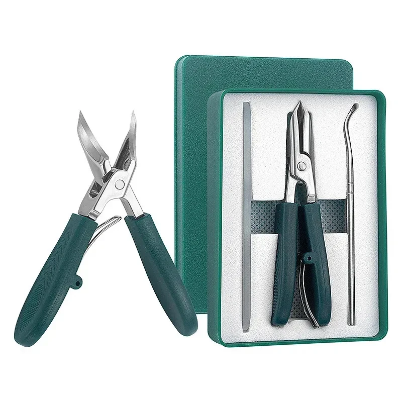 High-end Anti-Splash 25° Slant Edge Nail Clipper Set New Professional Eagle Beak Oblique Toe Nail Trimmers Ingrown Toenail Tools
High-end Anti-Splash 25° Slant Edge Nail Clipper Set New Professional Eagle Beak Oblique Toe Nail Trimmers Ingrown Toenail Tools