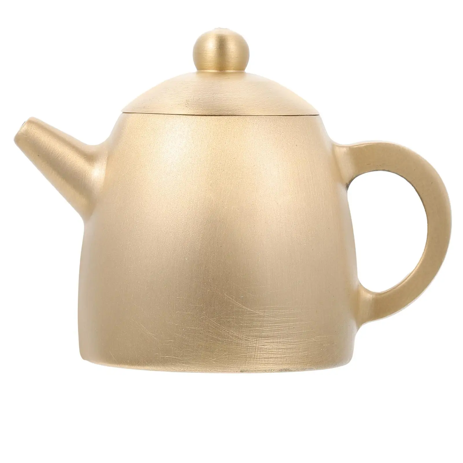 Brass Teapot Ornament Retro Desk Decoration Miniature Shaped Home Decor Chinese Style Traditional Design
Brass Teapot Ornament Retro Desk Decoration Miniature Shaped Home Decor Chinese Style Traditional Design