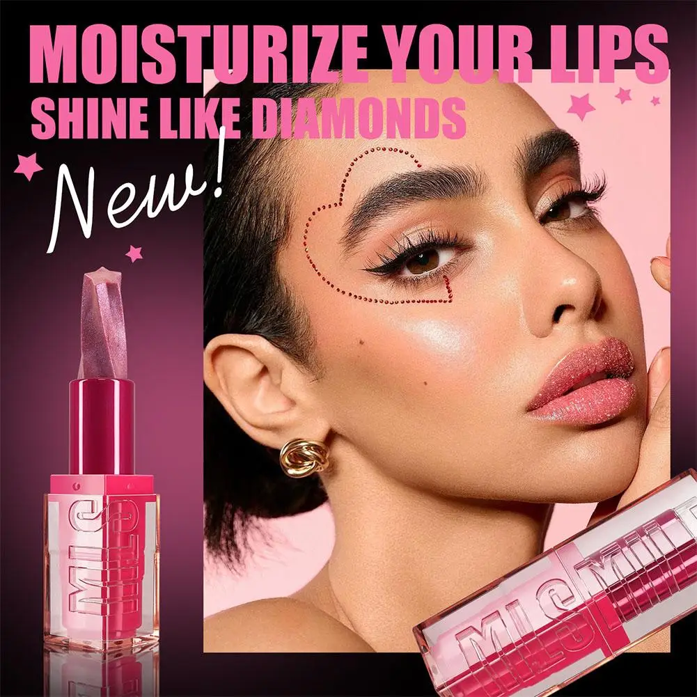 Glitter Pearlescent Lipstick Fine Shimmer Shiny Lip Tint Blam Lasting Waterproof Long Moisturizing Makeup Pink Lip Lip U6F8
Glitter Pearlescent Lipstick Fine Shimmer Shiny Lip Tint Blam Lasting Waterproof Long Moisturizing Makeup Pink Lip Lip U6F8