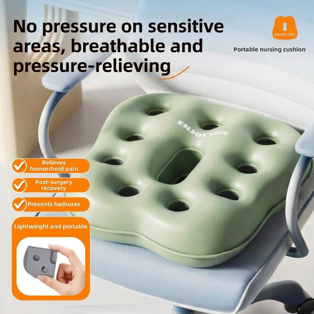 Thickened PVC Lumbar Support Inflatable Seat Cushion Portable Inflatable Mat
Thickened PVC Lumbar Support Inflatable Seat Cushion Portable Inflatable Mat