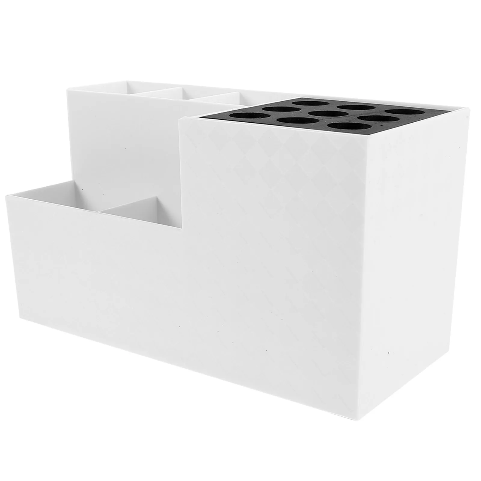 1 Piece Salon Scissor Organizer High Hardness Stable Construction Desktop Hair Tool Holder for Comb and Clippers Management
1 Piece Salon Scissor Organizer High Hardness Stable Construction Desktop Hair Tool Holder for Comb and Clippers Management