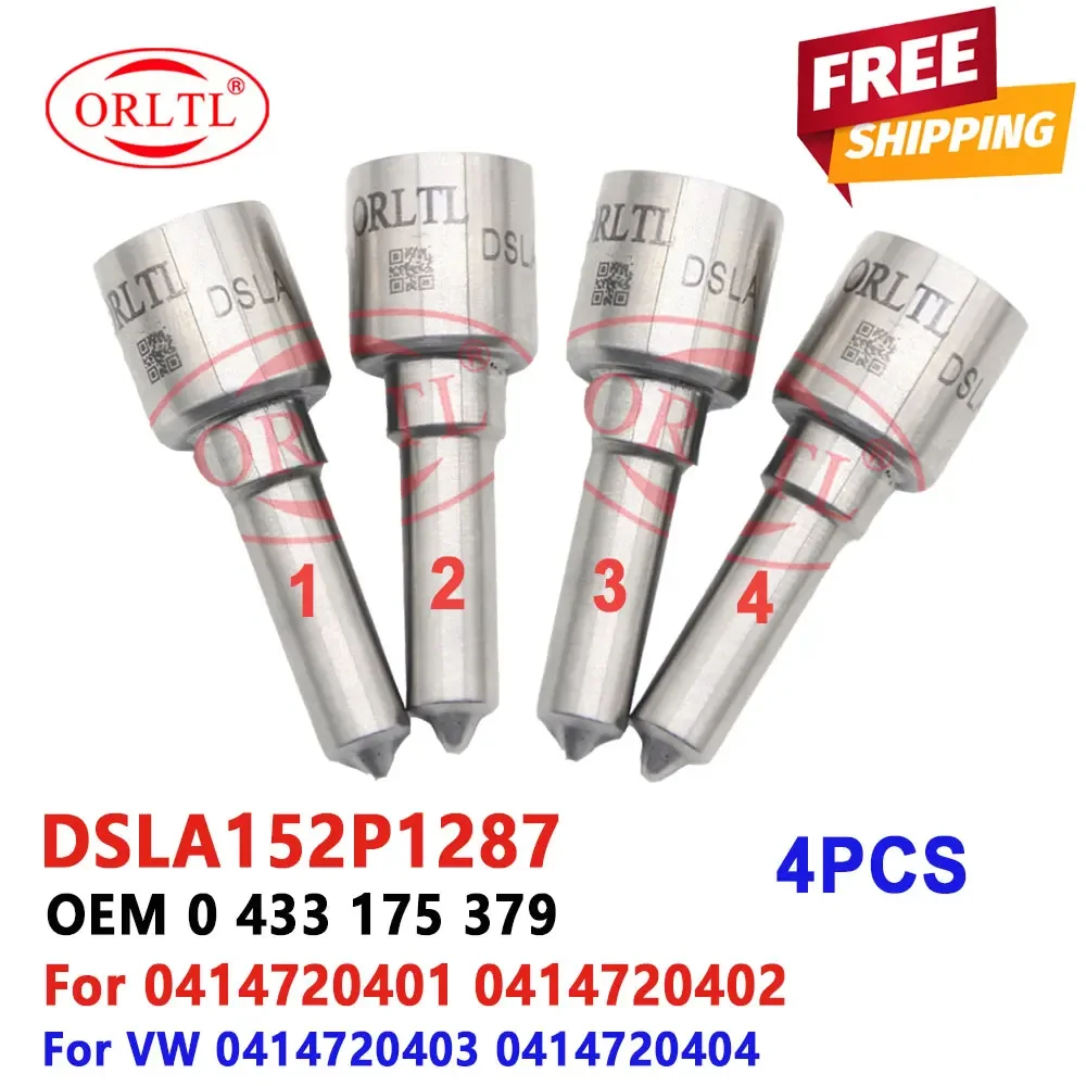 4PCS DSLA152 P1287 New Fuel Injector Nozzle DSLA152P1287 Diesel Nozzle 0 433 175 379 For VW 0414720401 0414720402 0414720403
4PCS DSLA152 P1287 New Fuel Injector Nozzle DSLA152P1287 Diesel Nozzle 0 433 175 379 For VW 0414720401 0414720402 0414720403