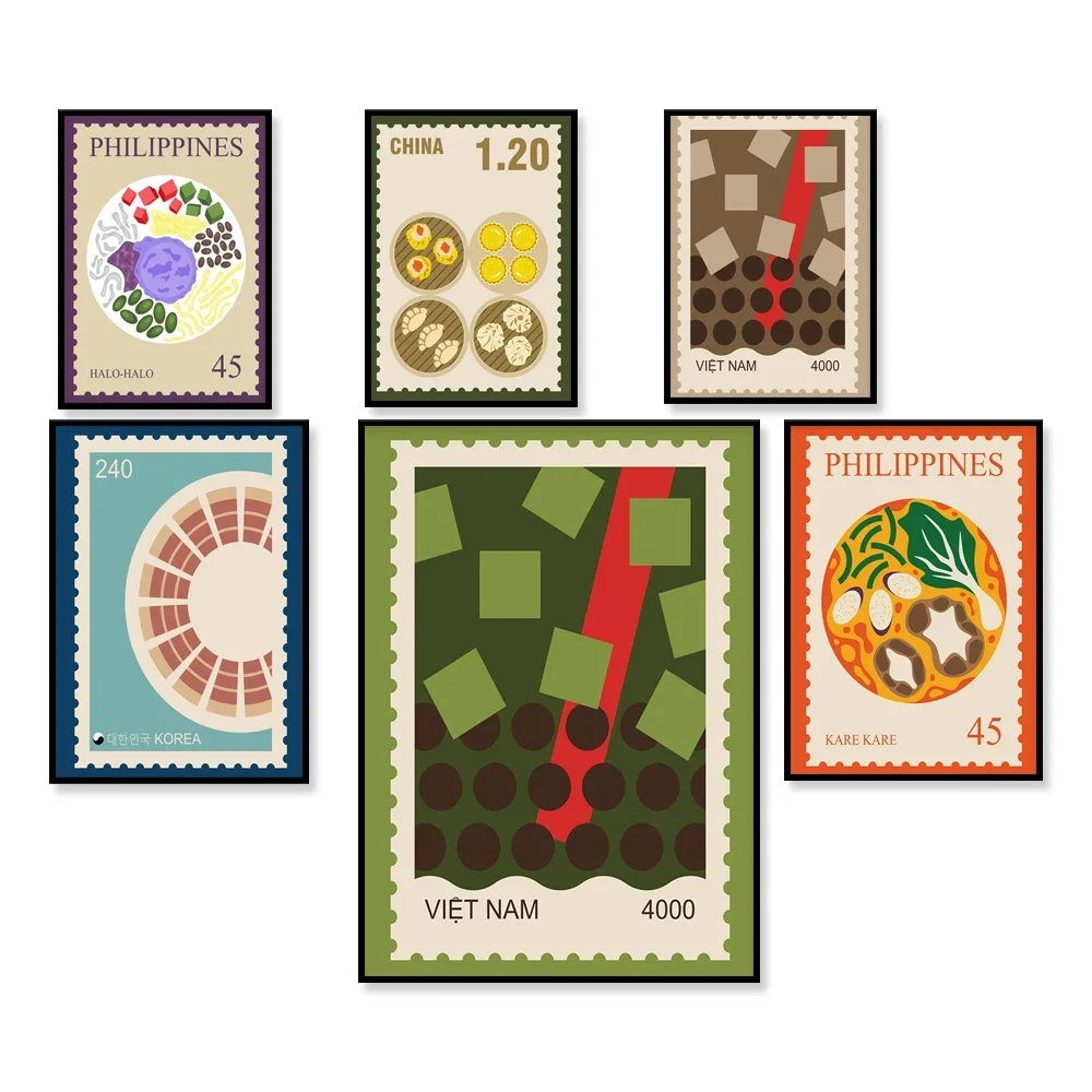 Korean food bibimbap, oden, BBQ, fried rice cakes, Filipino food, Chinese dumplings, bubble tea, stamp printing, food posters
Korean food bibimbap, oden, BBQ, fried rice cakes, Filipino food, Chinese dumplings, bubble tea, stamp printing, food posters