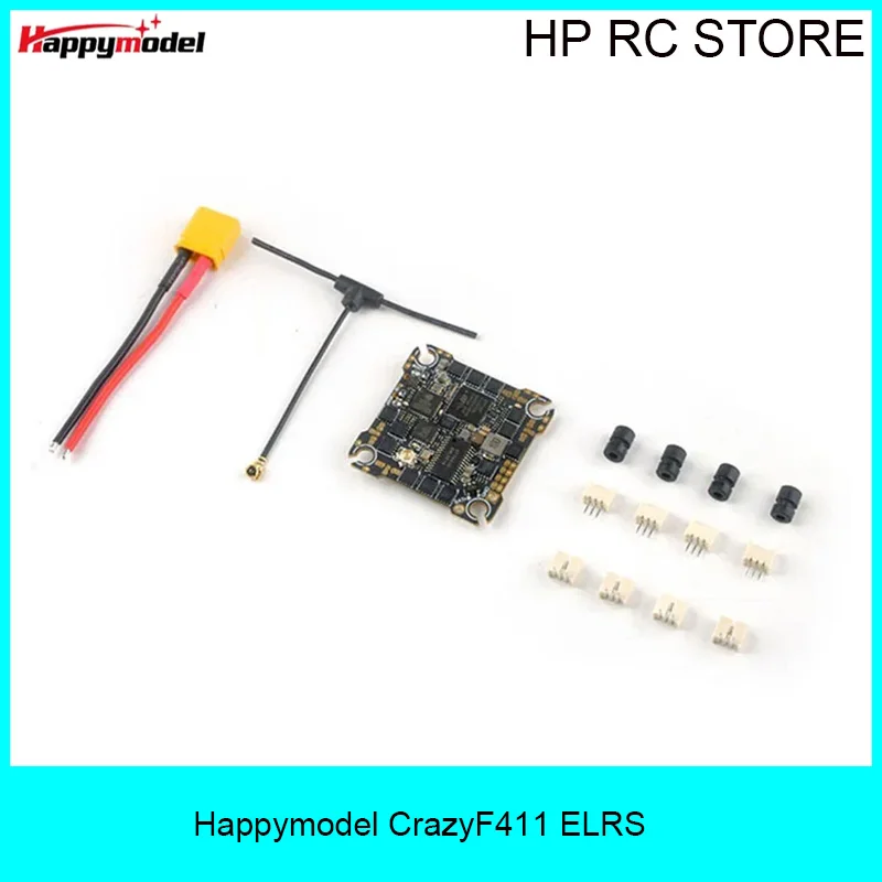 Happymodel CrazyF411 ELRS AIO Flight Controller 20A ESC, Built-in UART 2.4GHz ELRS Receiver 2-4S for Toothpick FPV Racing Drone
Happymodel CrazyF411 ELRS AIO Flight Controller 20A ESC, Built-in UART 2.4GHz ELRS Receiver 2-4S for Toothpick FPV Racing Drone