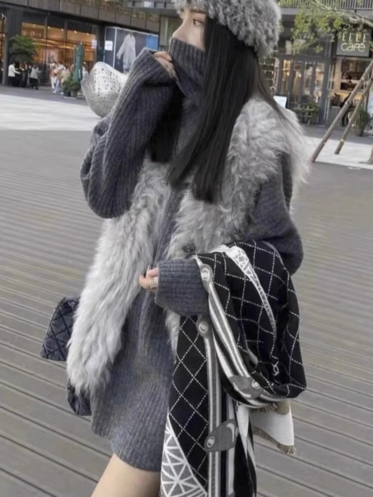 Mid-Long Cardigans Knitted Womens Spring Slim-Fitting Knits Textured Patchworked Stretch Moricore Spliced Youth Lace Half-High
Mid-Long Cardigans Knitted Womens Spring Slim-Fitting Knits Textured Patchworked Stretch Moricore Spliced Youth Lace Half-High