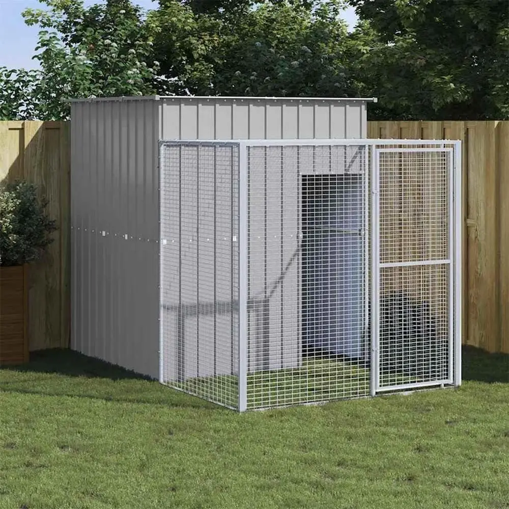 Portable Light Grey Galvanized Steel Chicken Coop for Outdoor Poultry, Habitat, and Pet Enclosures
Portable Light Grey Galvanized Steel Chicken Coop for Outdoor Poultry, Habitat, and Pet Enclosures