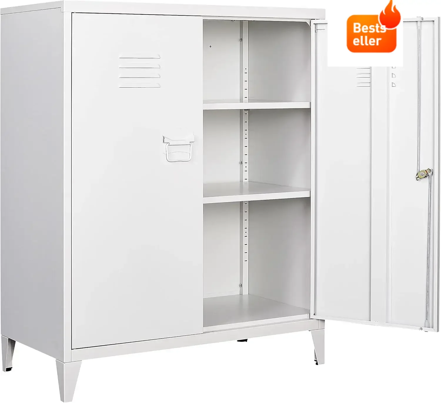 White Metal Cabinet with Doors and Shelves,40" Metal Storage Cabinet with Lock Door Adjustable Shelf,File Cabinet
White Metal Cabinet with Doors and Shelves,40" Metal Storage Cabinet with Lock Door Adjustable Shelf,File Cabinet