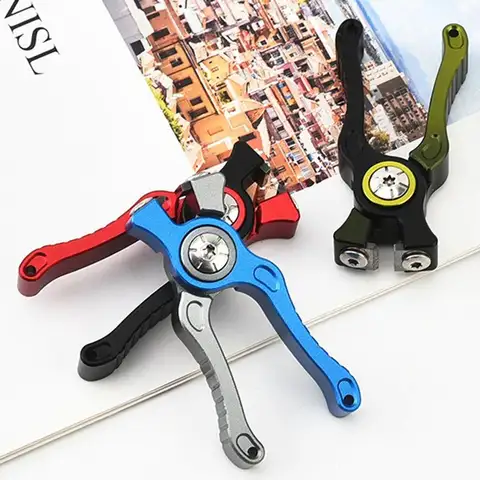 Aluminum Alloy Fishing Pliers Scissors Gold Black Blue Multi Functional Fishing Line Cutter PE Pliers Fishing Hook Remover